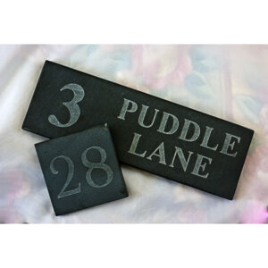 Engraved Slate House Signs