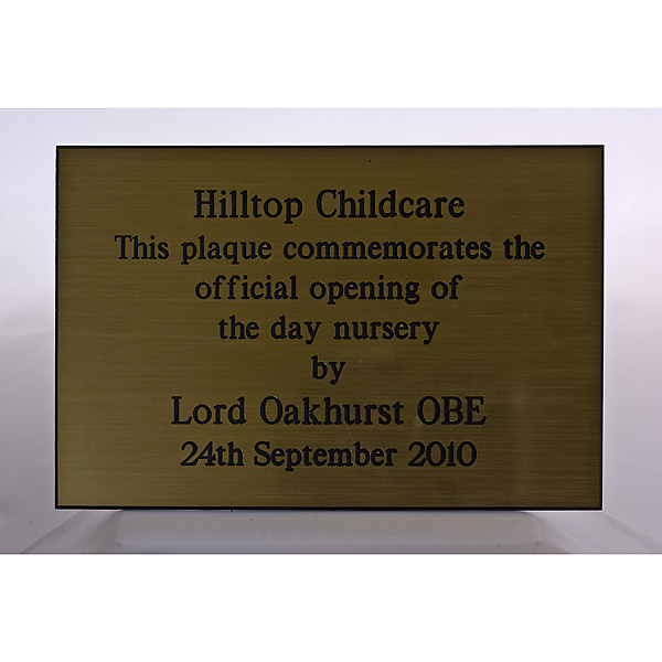 Engraved Plaques & Signs